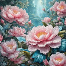Load image into Gallery viewer, Diamond Painting - Full Round - peony (30*30CM)