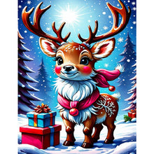 Load image into Gallery viewer, Diamond Painting - Full Square - Elk in the snow (30*40CM)