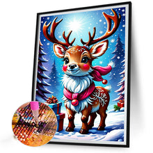 Load image into Gallery viewer, Diamond Painting - Full Square - Elk in the snow (30*40CM)