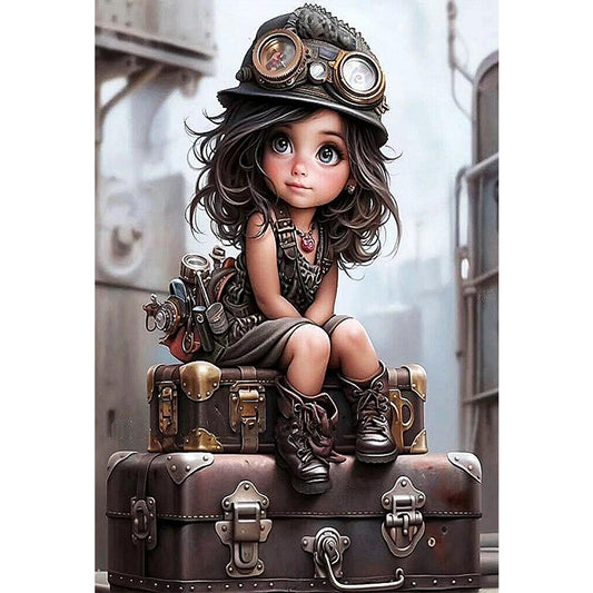 Diamond Painting - Full Square - Mechanic Girl (50*70CM)