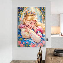 Load image into Gallery viewer, AB Diamond Painting - Full Round - sleeping princess (50*70CM)