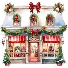 Load image into Gallery viewer, Diamond Painting - Full Round - Christmas candy house (30*30CM)