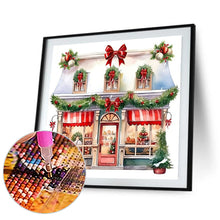 Load image into Gallery viewer, Diamond Painting - Full Round - Christmas candy house (30*30CM)