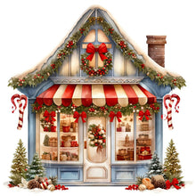 Load image into Gallery viewer, Diamond Painting - Full Round - Christmas candy house (30*30CM)
