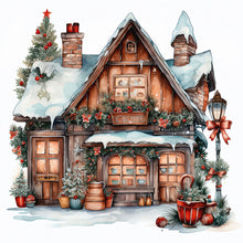 Load image into Gallery viewer, Diamond Painting - Full Round - Christmas igloo (30*30CM)