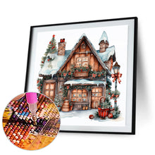 Load image into Gallery viewer, Diamond Painting - Full Round - Christmas igloo (30*30CM)