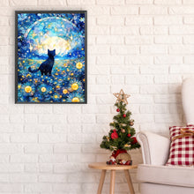 Load image into Gallery viewer, Diamond Painting - Full Round - Starry Sky and Cat¡¤Left (30*40CM)
