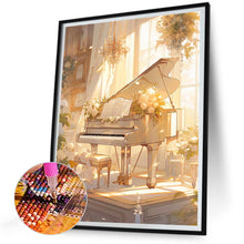 Load image into Gallery viewer, Diamond Painting - Full Round - piano¡¤yellow (30*40CM)