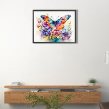 Load image into Gallery viewer, Diamond Painting - Full Round - colorful butterfly (40*30CM)