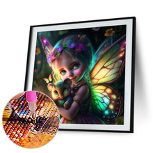 Load image into Gallery viewer, Diamond Painting - Full Round - butterfly fairy (30*30CM)
