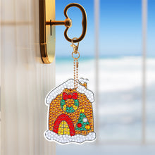 Load image into Gallery viewer, 12PCS Christmas Santa Full Drill Keyring for Christmas Home Party Decor (#158)