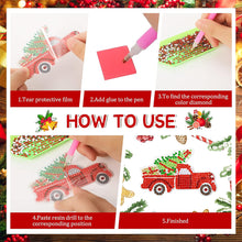 Load image into Gallery viewer, 12PCS Christmas Santa Full Drill Keyring for Christmas Home Party Decor (#159)