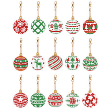 Load image into Gallery viewer, 12PCS Christmas Full Drill Keyring for Christmas Home Party Decor (#164)