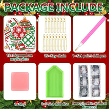 Load image into Gallery viewer, 12PCS Christmas Full Drill Keyring for Christmas Home Party Decor (#164)