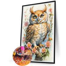 Load image into Gallery viewer, Diamond Painting - Full Round - It's an owl (40*60CM)
