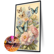 Load image into Gallery viewer, Diamond Painting - Full Round - butterfly bush (40*70CM)