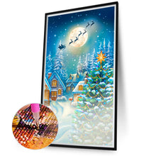 Load image into Gallery viewer, Diamond Painting - Full Round - christmas night (40*70CM)
