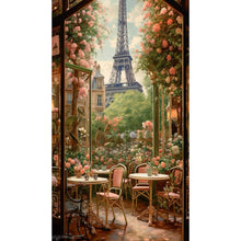 Load image into Gallery viewer, Diamond Painting - Full Round - Iron Tower outside the window (40*70CM)