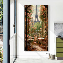 Load image into Gallery viewer, Diamond Painting - Full Round - Iron Tower outside the window (40*70CM)