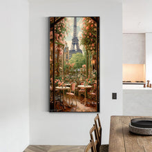 Load image into Gallery viewer, Diamond Painting - Full Round - Iron Tower outside the window (40*70CM)