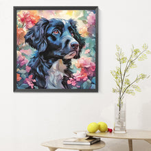 Load image into Gallery viewer, Diamond Painting - Full Round - Flower Dog (30*30CM)