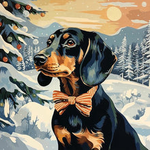 Load image into Gallery viewer, Diamond Painting - Full Round - snow dog (30*30CM)