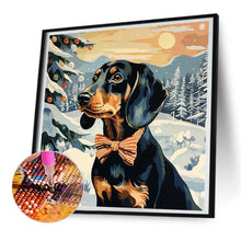 Load image into Gallery viewer, Diamond Painting - Full Round - snow dog (30*30CM)