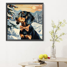 Load image into Gallery viewer, Diamond Painting - Full Round - snow dog (30*30CM)