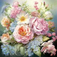 Load image into Gallery viewer, Diamond Painting - Full Round - fresh bouquet (30*30CM)