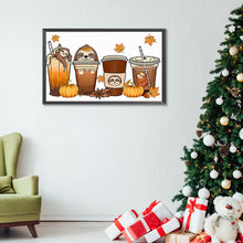 Load image into Gallery viewer, Diamond Painting - Full Round - sloth drink cup (50*30CM)