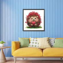 Load image into Gallery viewer, Diamond Painting - Partial Special Shaped - baby hedgehog (30*30CM)