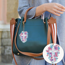 Load image into Gallery viewer, 6PCS Diamond Painting Keychain Double Sided Rhinestone Painting Keychain Pendant