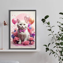 Load image into Gallery viewer, Diamond Painting - Full Round - birthday cat (40*60CM)