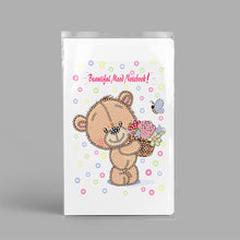 Load image into Gallery viewer, 50 Pages A5 Special Shaped Diamond Painting Diary Book for Teens (Love Bear)