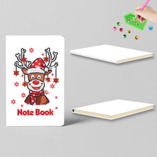 Load image into Gallery viewer, 50 Pages A5 Special Shaped Diamond Painting Diary Book for Teens (Christmas Elk)