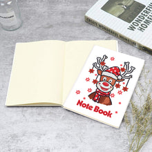 Load image into Gallery viewer, 50 Pages A5 Special Shaped Diamond Painting Diary Book for Teens (Christmas Elk)