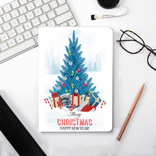Load image into Gallery viewer, 50 Pages A5 Special Shaped Diamond Painting Diary Book for Teens(Christmas Tree)