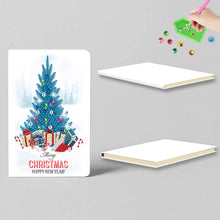 Load image into Gallery viewer, 50 Pages A5 Special Shaped Diamond Painting Diary Book for Teens(Christmas Tree)