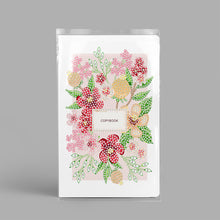 Load image into Gallery viewer, 50 Pages A5 Special Shaped Diamond Painting Diary Book for Teens (Simple Flower)