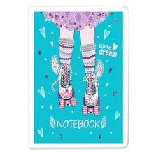 Load image into Gallery viewer, 50 Pages A5 Special Shaped Diamond Painting Diary Book (Fantasy Flying Shoes)