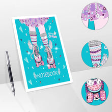 Load image into Gallery viewer, 50 Pages A5 Special Shaped Diamond Painting Diary Book (Fantasy Flying Shoes)