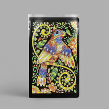 Load image into Gallery viewer, 50 Pages A5 Special Shaped Diamond Painting Diary Book for Teen(Abstract Parrot)