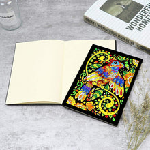 Load image into Gallery viewer, 50 Pages A5 Special Shaped Diamond Painting Diary Book for Teen(Abstract Parrot)