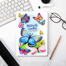 Load image into Gallery viewer, 50 Pages A5 Special Shaped Diamond Painting Diary Book (Butterfly Gardens)