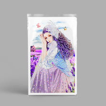 Load image into Gallery viewer, 50 Pages A5 Special Shaped Diamond Painting Diary Book for Teens (Lavender Girl)
