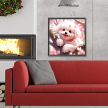 Load image into Gallery viewer, Diamond Painting - Full Round - dog on tree (30*30CM)