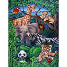 Load image into Gallery viewer, Diamond Painting - Full Round - zoo (30*40CM)
