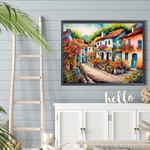 Load image into Gallery viewer, Diamond Painting - Full Round - rural town (40*30CM)