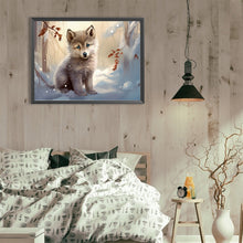 Load image into Gallery viewer, Diamond Painting - Full Round - snow animal puppy (40*30CM)
