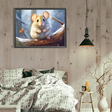 Load image into Gallery viewer, Diamond Painting - Full Round - snow animal mouse (40*30CM)